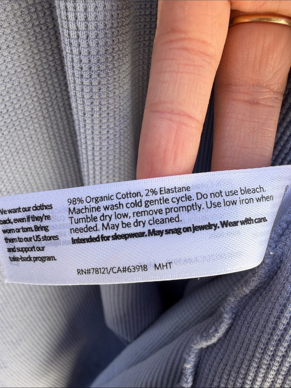 Eileen Fisher Light Blue Sleeveless Knit Organic Cotton Dress Size: M - Picture 3 of 8